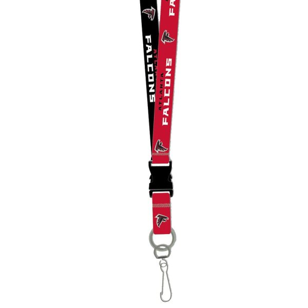 Atlanta Falcons Lanyard - Team Color Throwback Online Sale - Image 2