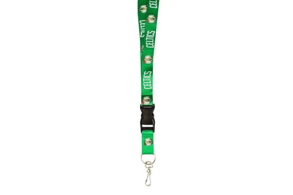 Boston Celtics Two Tone Lanyard with Detachable Key Ring Hot on Sale - Image 2
