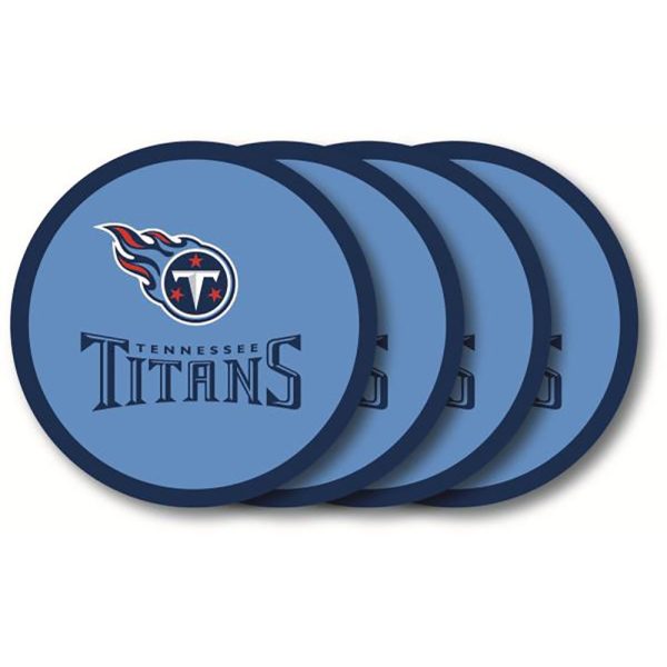 Tennessee Titans 4 Pack Vinyl Coasters Sale