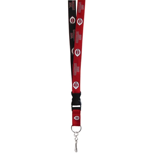 Cincinnati Reds Two Tone Lanyard with Detachable Key Ring Online now
