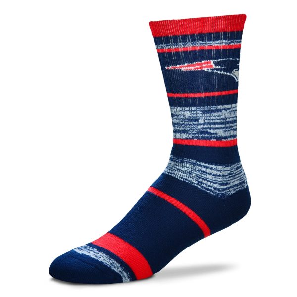 New England Patriots RMC Stripe Socks on Sale - Image 5