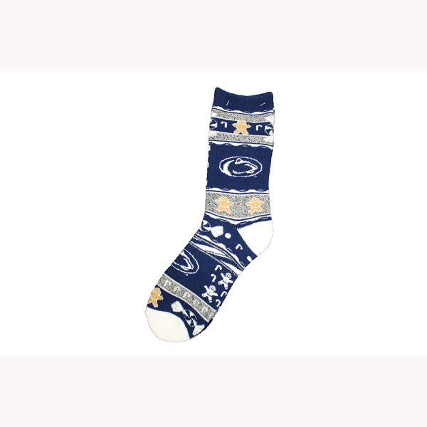 Penn State Nittany Lions Ugly Xmas Socks on Sale - Image 3