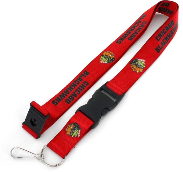 Chicago Blackhawks Lanyard - Red Online - Image 3