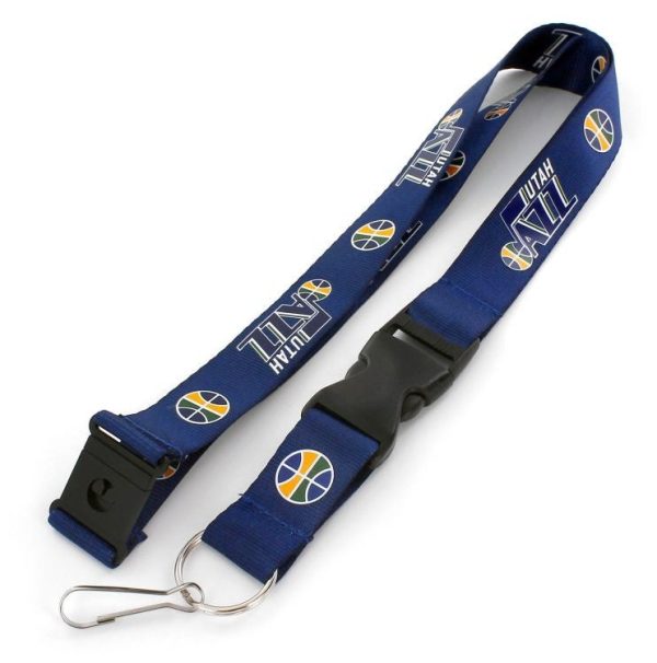 Utah Jazz Lanyard - Blue For Discount - Image 2