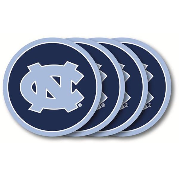 North Carolina Tar Heels 4 Pack Vinyl Coasters For Cheap - Image 2