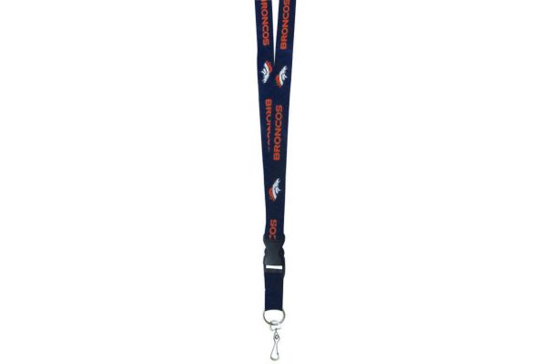 Denver Broncos Lanyard - Team Color Throwback Cheap - Image 3