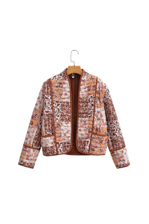 Patrick  Color-Block Long-Sleeve Cotton Jacket with Pockets For Sale - Image 2