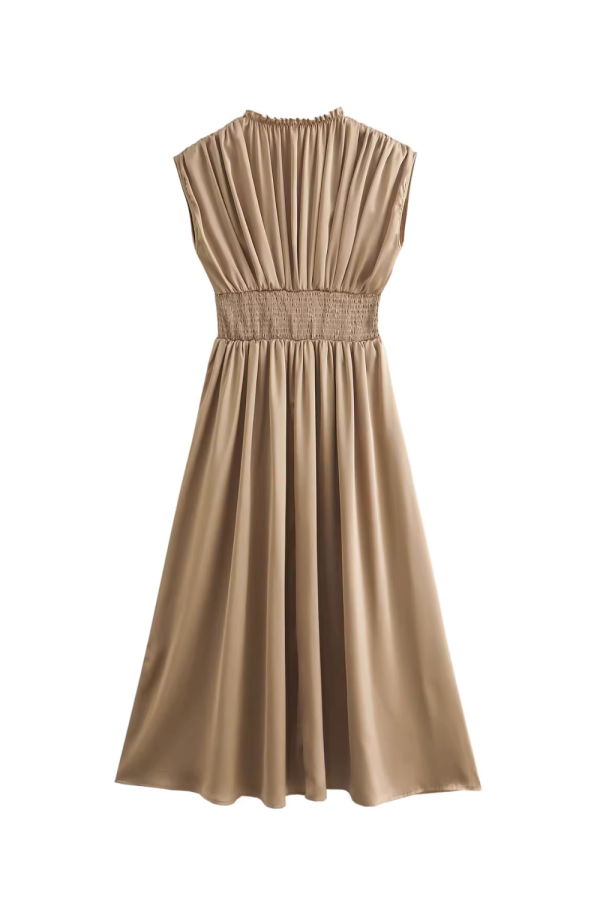 Kendra  Pleated Sleeveless Dress Online Sale