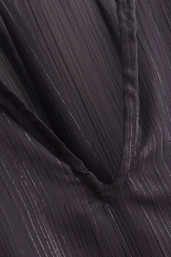 ‘ Madison’ Shimmering Metallic Top Online now - Image 4