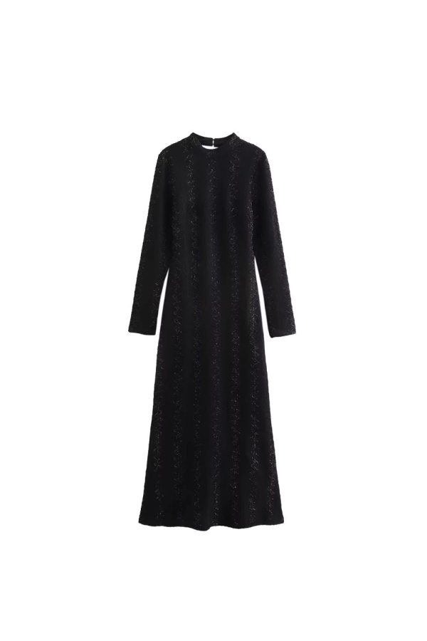 Jasmine  Stand Collar Long Sleeve Evening Dress Online now