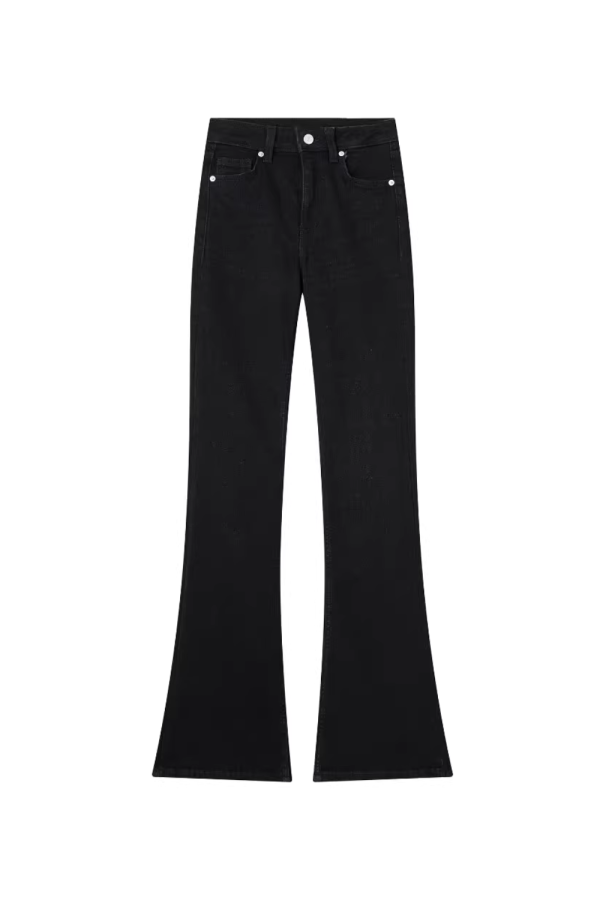 Rebecca  Mid-waist Flared Jeans (4 Colors) For Sale - Image 4