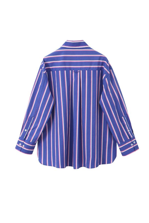 ‘Sabina’ Stripe Loose Shirt & Pant Set (Sold Separately) on Sale - Image 2