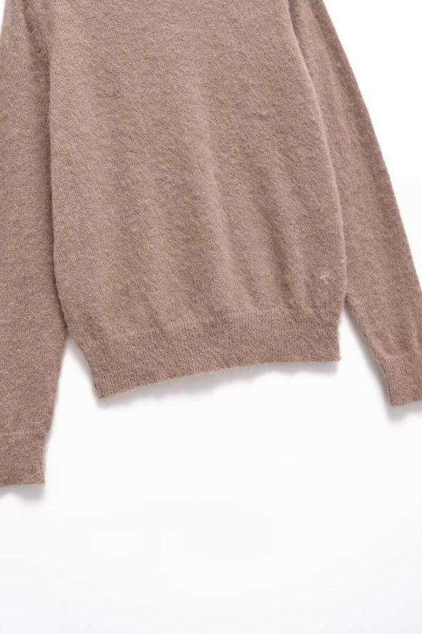 Jaime   V-Neck Long Sleeve Pullover Sweater Online Hot Sale - Image 4