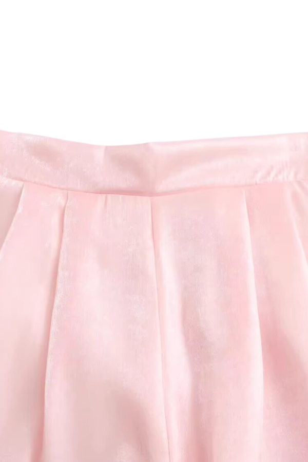 Jasmine  Pleated Flowy Shorts Online - Image 3