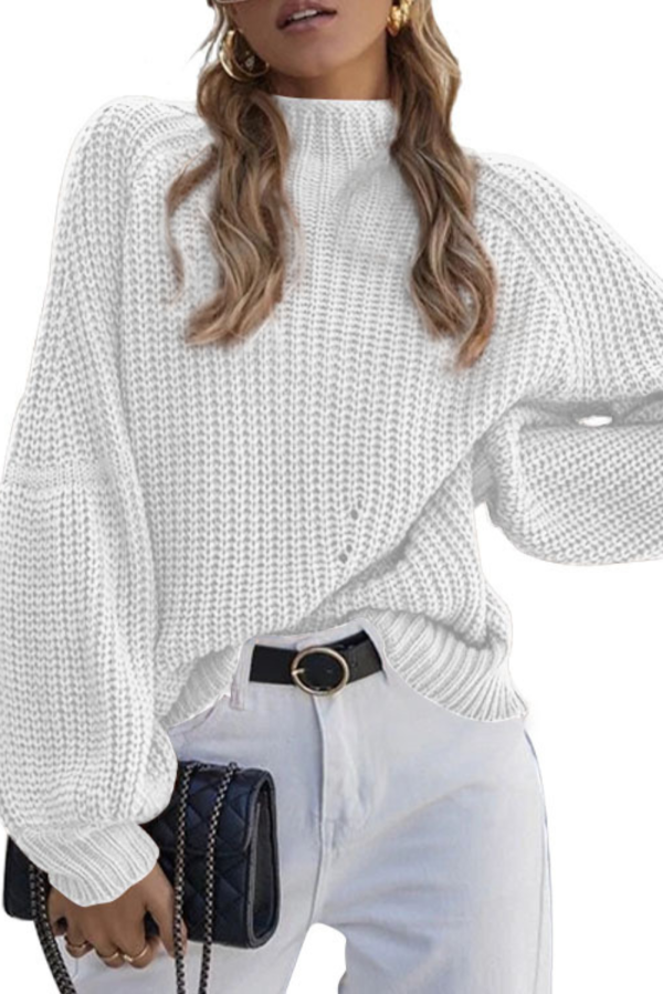 Lyca  Knitted Turtleneck Sweater (7 COLORS) Sale - Image 2