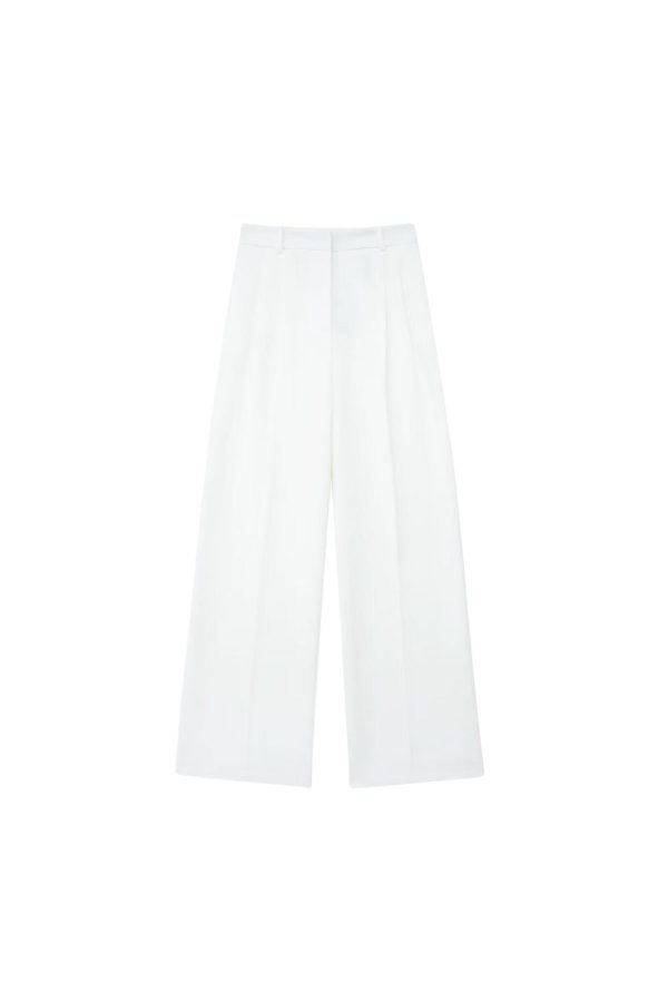 Zhanetta  Pleated High Waist Wide Leg Pants Hot on Sale