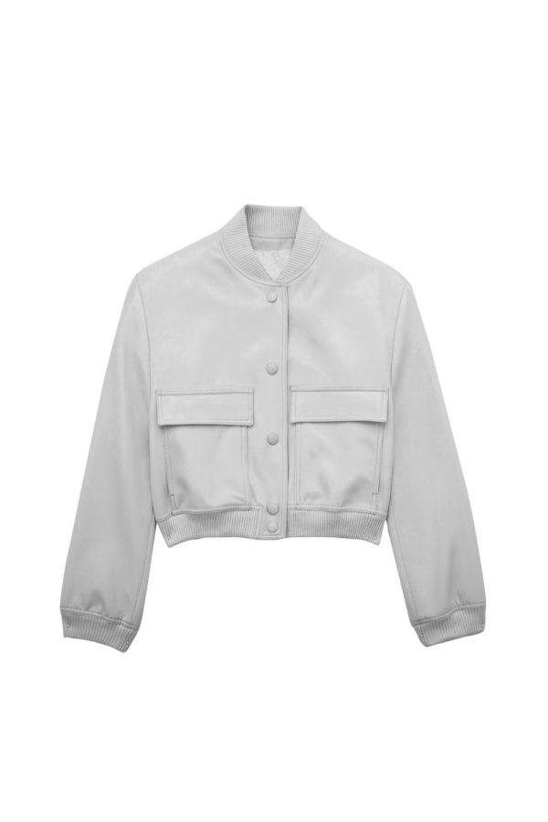 Hannah  Pilot-Style Jacket featuring Large Pockets Sale - Image 3