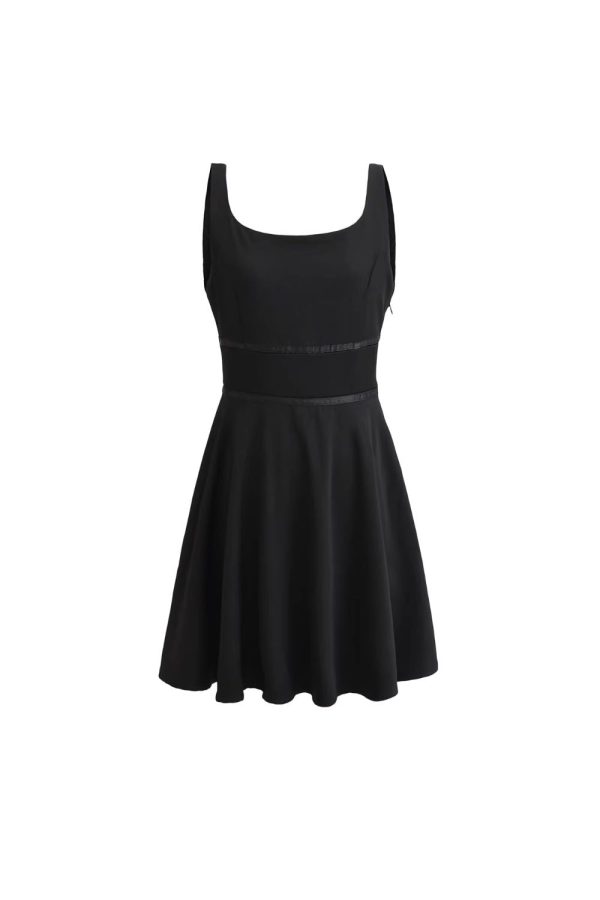 Maya  Square Neck A-Line Dress（2 color） on Sale - Image 2