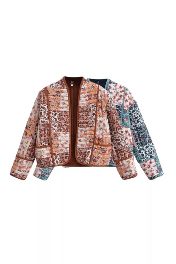 Patrick  Color-Block Long-Sleeve Cotton Jacket with Pockets For Sale