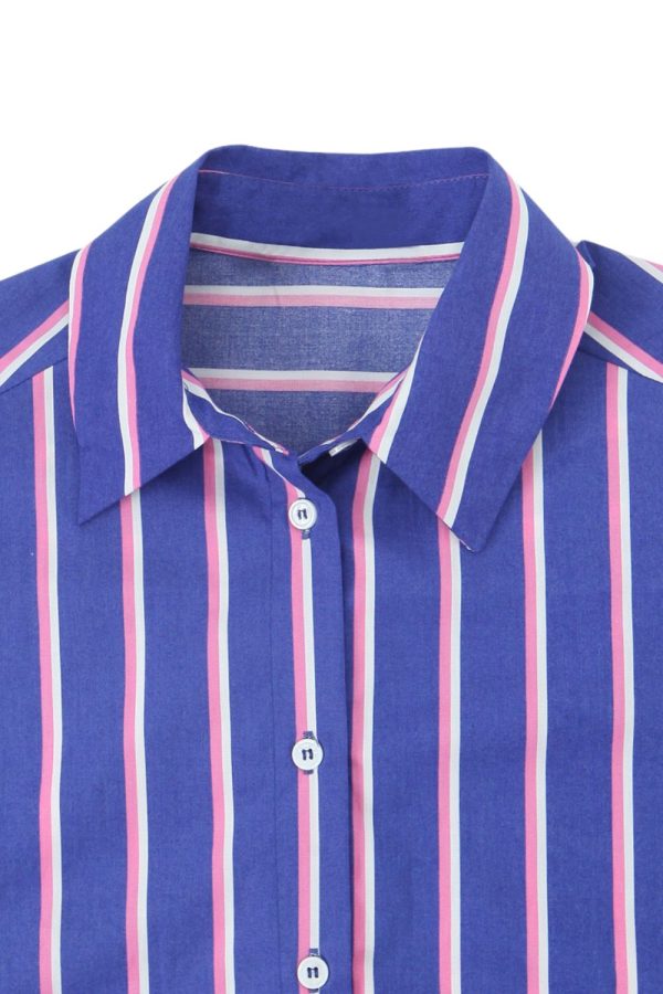 ‘Sabina’ Stripe Loose Shirt & Pant Set (Sold Separately) on Sale - Image 5