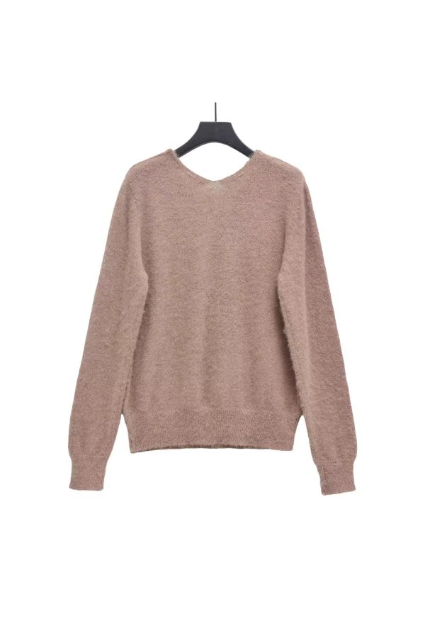Jaime   V-Neck Long Sleeve Pullover Sweater Online Hot Sale - Image 2