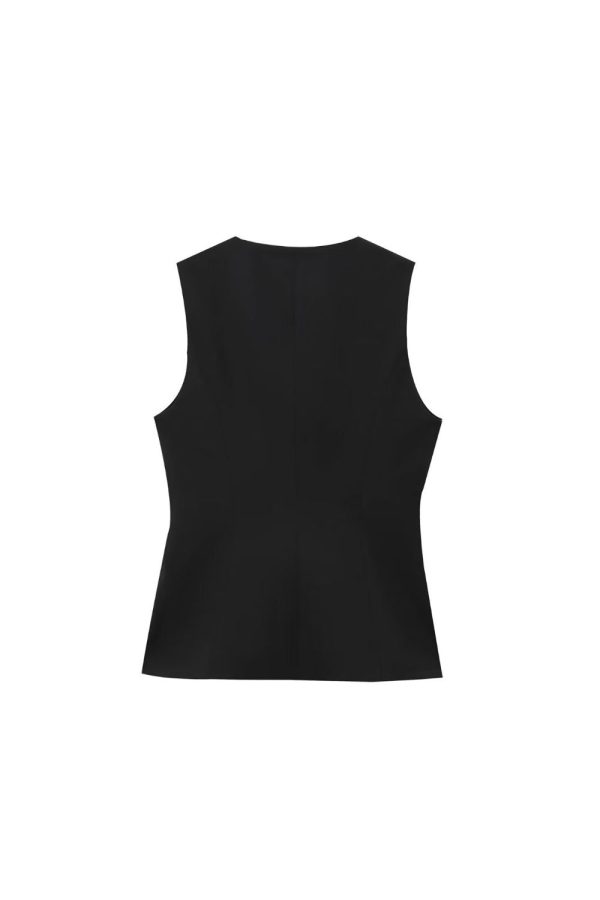 ‘ James’ Button Trimmed Vest & Pant Set on Sale - Image 3