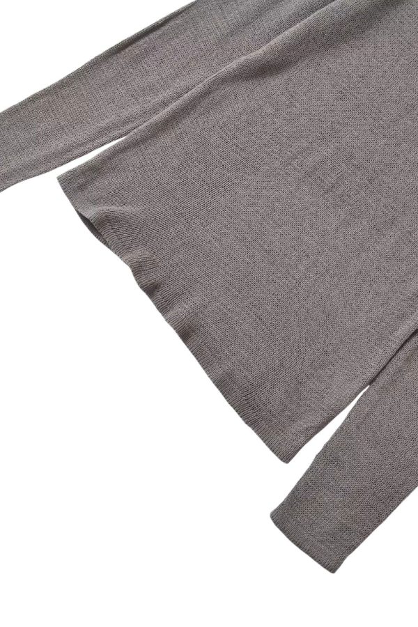Grace  Fine-Knit Round-Neck Sweater Fashion - Image 3