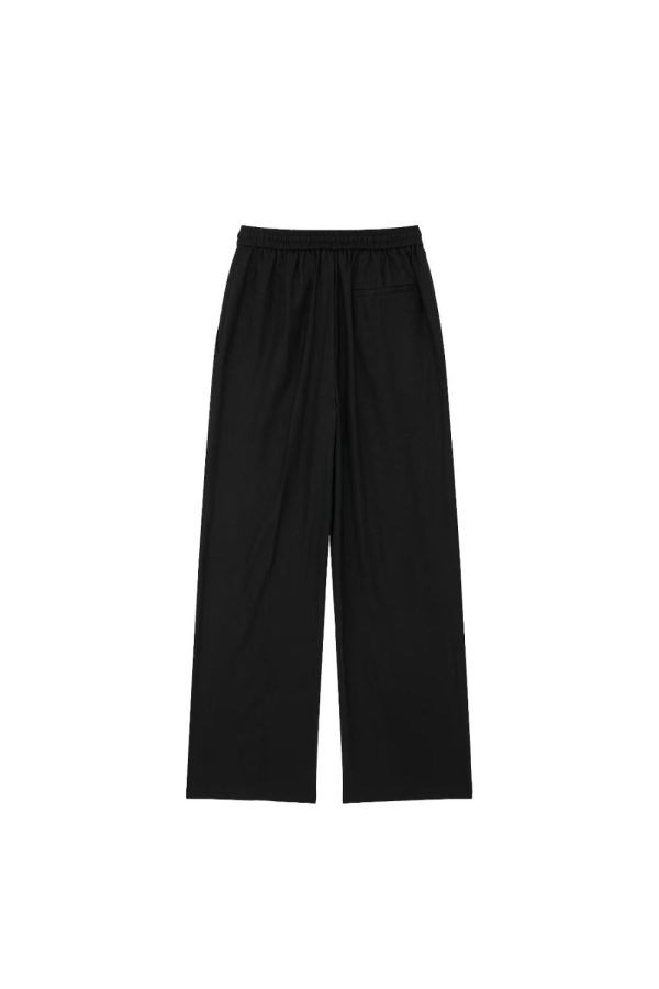 ‘Elvira’ Linen Drawstring Straight Pants（4 Color) Cheap - Image 5