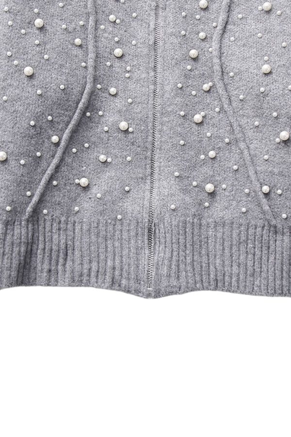 ‘Brooklynn’ Pearl-Embellished Aviator Jacket Discount - Image 4