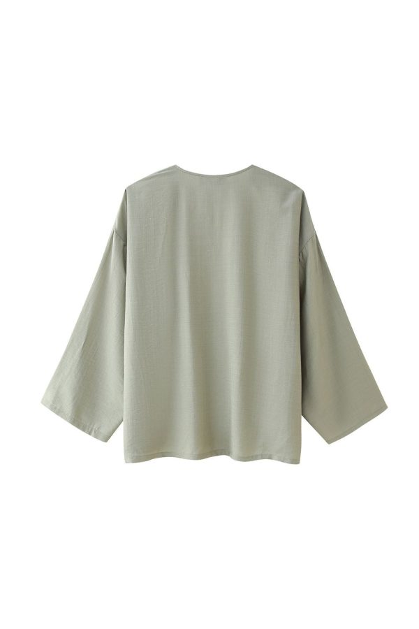 ‘Sophia’ Loose-fitting Drawstring Top & Bottom (Sold Separately) Online Sale - Image 3