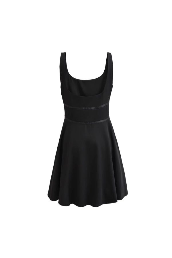 Maya  Square Neck A-Line Dress（2 color） on Sale - Image 3