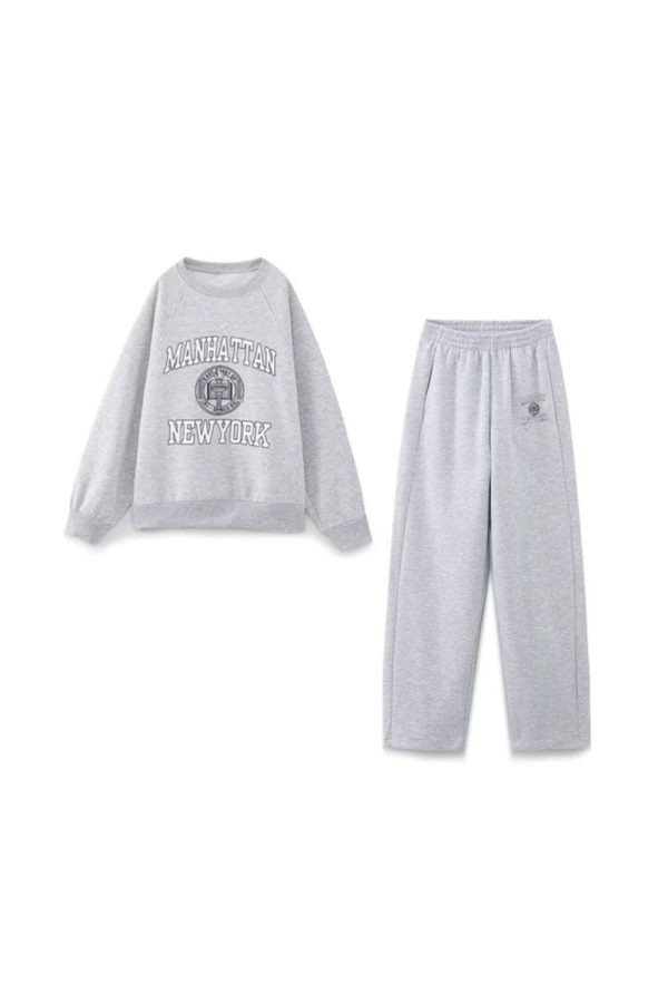 Yeseniya  Casual Sweatshirt  Top & Bottom (Sold Separately) Online Sale