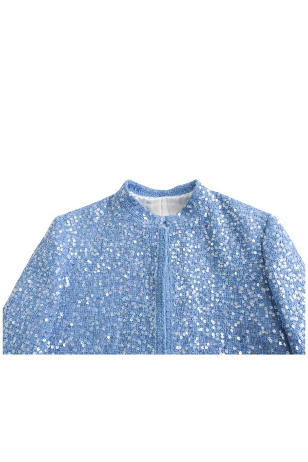Hunter   Sequin Embellished Cropped Jacket Cheap - Image 3