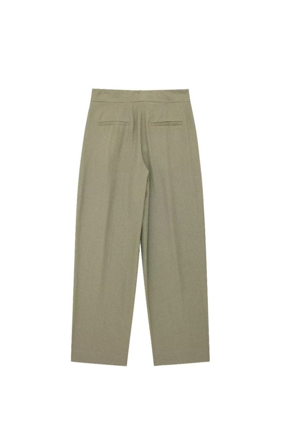 ‘ Benjamin’ Cropped Blazer & Casual Pant  (Sold Separately) For Cheap - Image 5