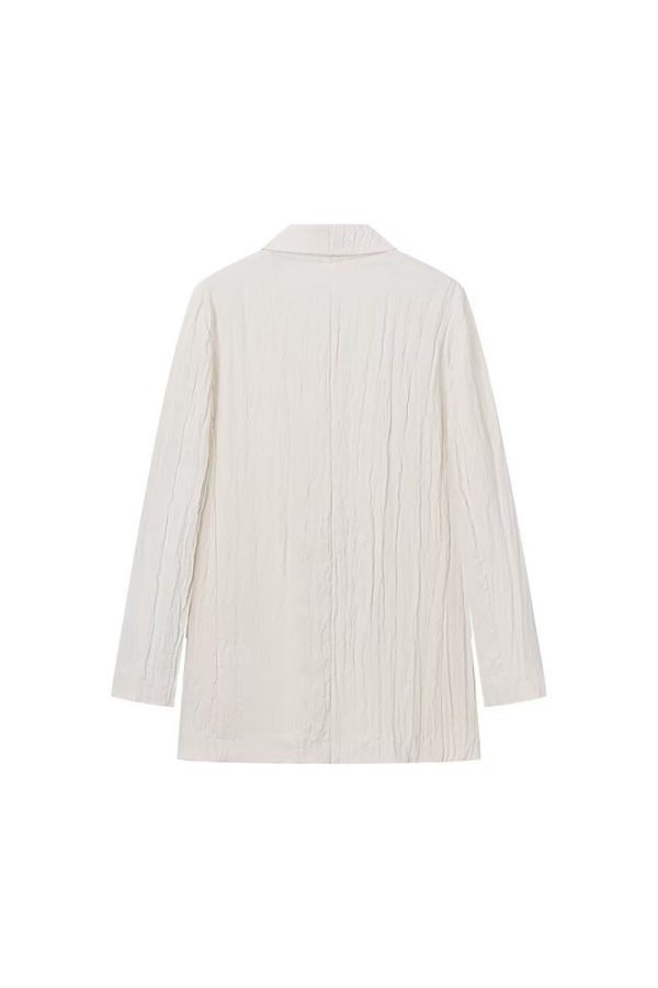 Isabel  Open-Front Pleated Lapel Suit  & Bottom (Sold Separately) For Cheap - Image 3