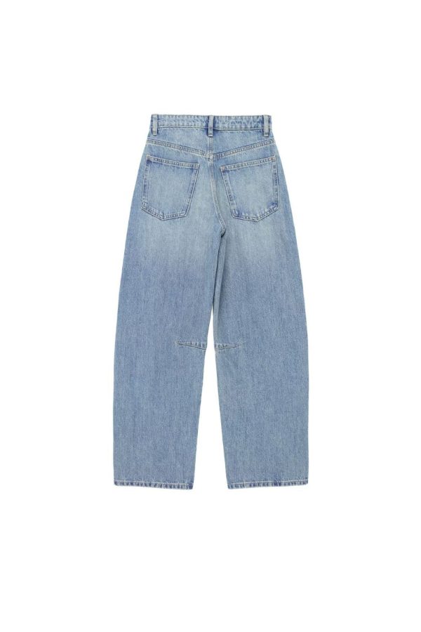 Vasilisa  Mid Rise Balloon Cuff Loose Fit Jeans Online Hot Sale - Image 5