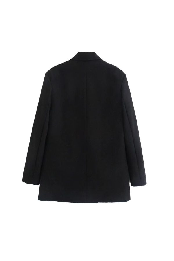 ‘Nora’ Solid-Color Casual Suit Jacket （4 Color) Online Hot Sale - Image 4