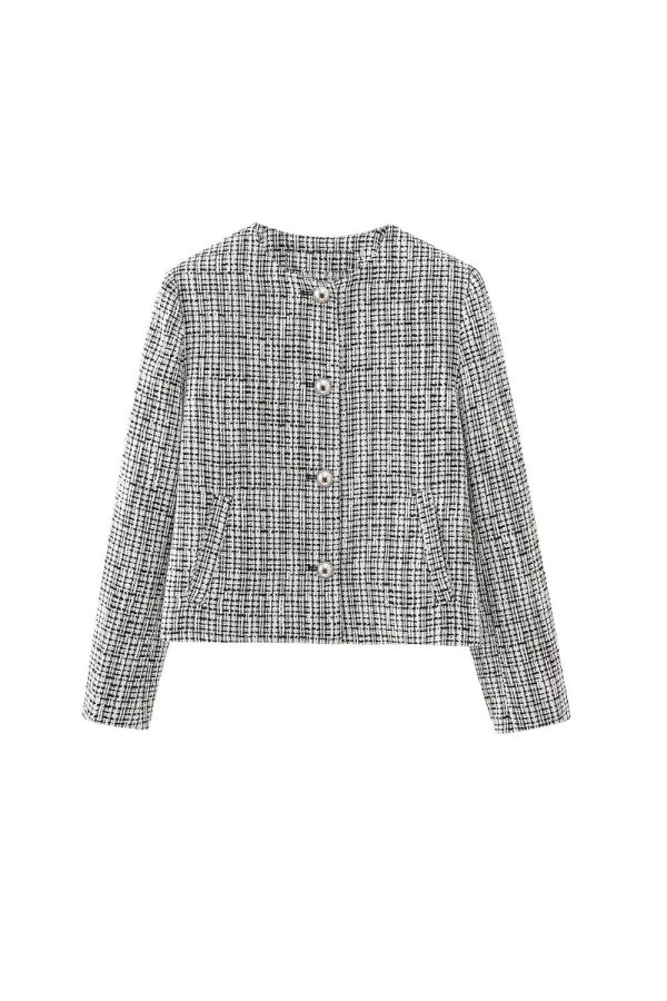 ‘ Jacob’ Checkered Short Suit Jacket & Culottes For Sale - Image 2