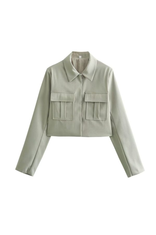 Connor  Cropped Jacket & Casual Long Pants Set (Sold Separately) Online Sale - Image 2