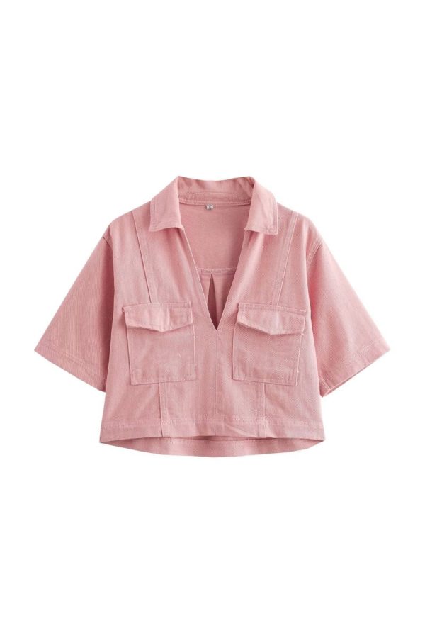 Marina  Cropped Denim Jacket & Culottes Skirt（Sold Seperately) For Discount - Image 4