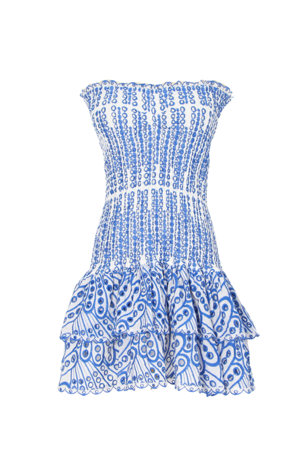 *Exclusive Eyelet Strapless Embroidery Dress #151545 Discount - Image 2