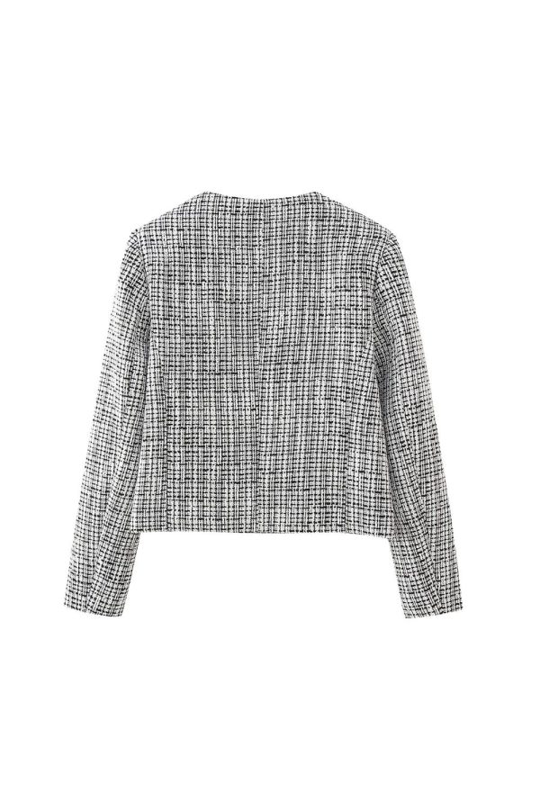 ‘ Jacob’ Checkered Short Suit Jacket & Culottes For Sale - Image 3