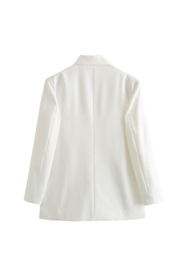 ‘Nora’ Solid-Color Casual Suit Jacket （4 Color) Online Hot Sale - Image 2