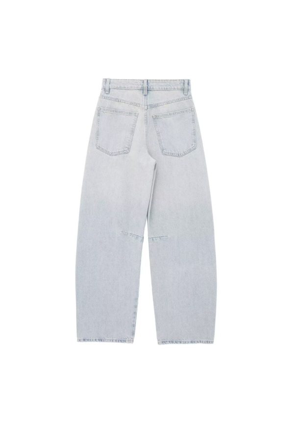 Vasilisa  Mid Rise Balloon Cuff Loose Fit Jeans Online Hot Sale - Image 3