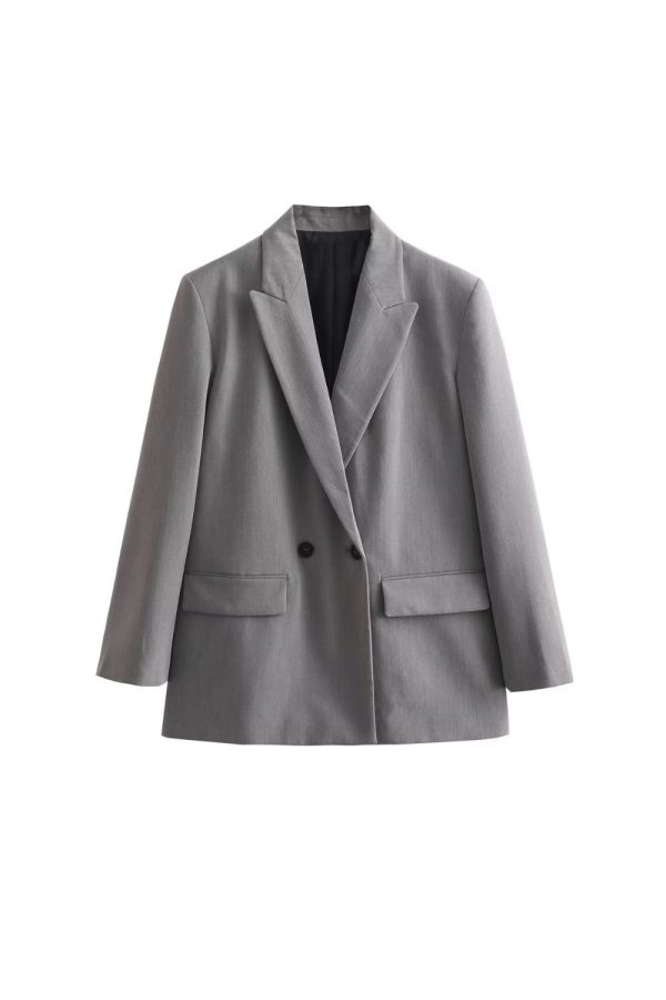 ‘Ruby’ Double-breasted Suit Jacket Online Hot Sale - Image 5