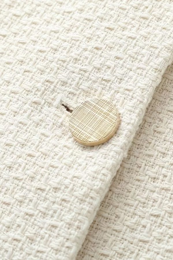 ‘Sophia’ Decorative Button Short Suit Jacket Online Sale - Image 5