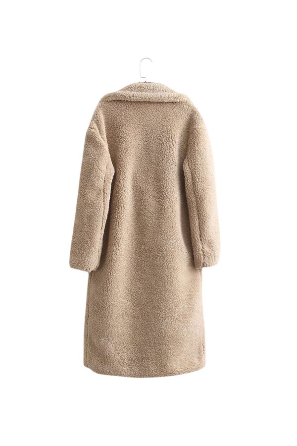 Brandon   Fleece-Lined Loose Overcoat For Cheap - Image 2