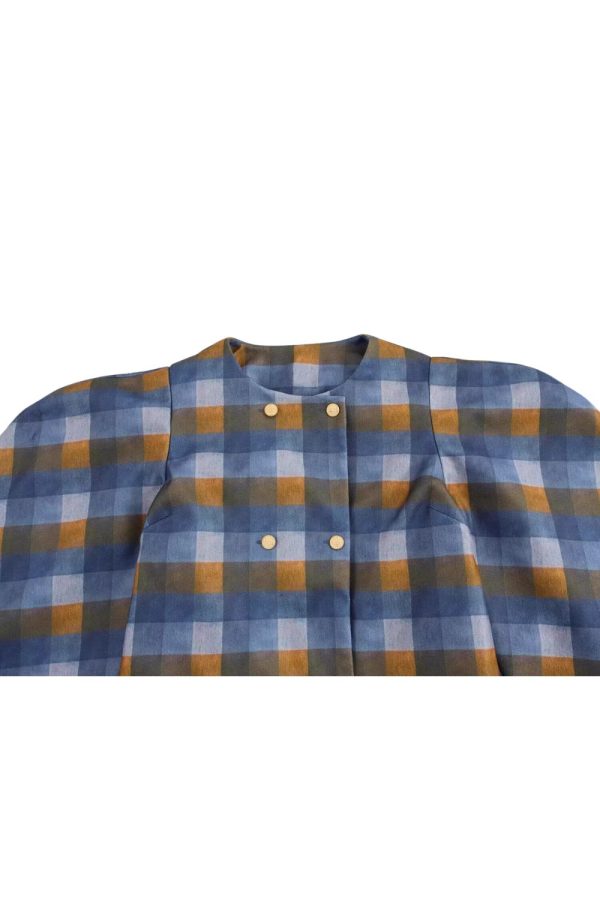 Elena  Color - Blocked Woolen Jacket Online now - Image 3