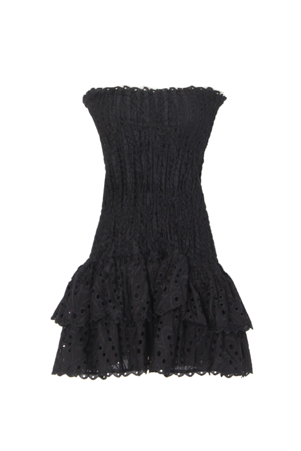 *Exclusive Eyelet Strapless Embroidery Dress #151545 Discount - Image 5