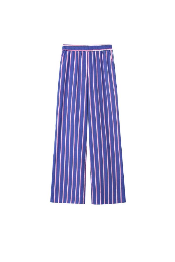 ‘Sabina’ Stripe Loose Shirt & Pant Set (Sold Separately) on Sale - Image 3